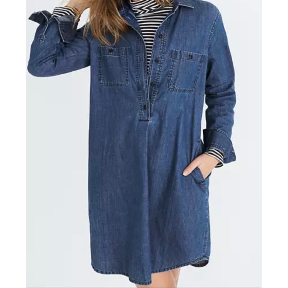 Madewell  Denim Shirt Dress